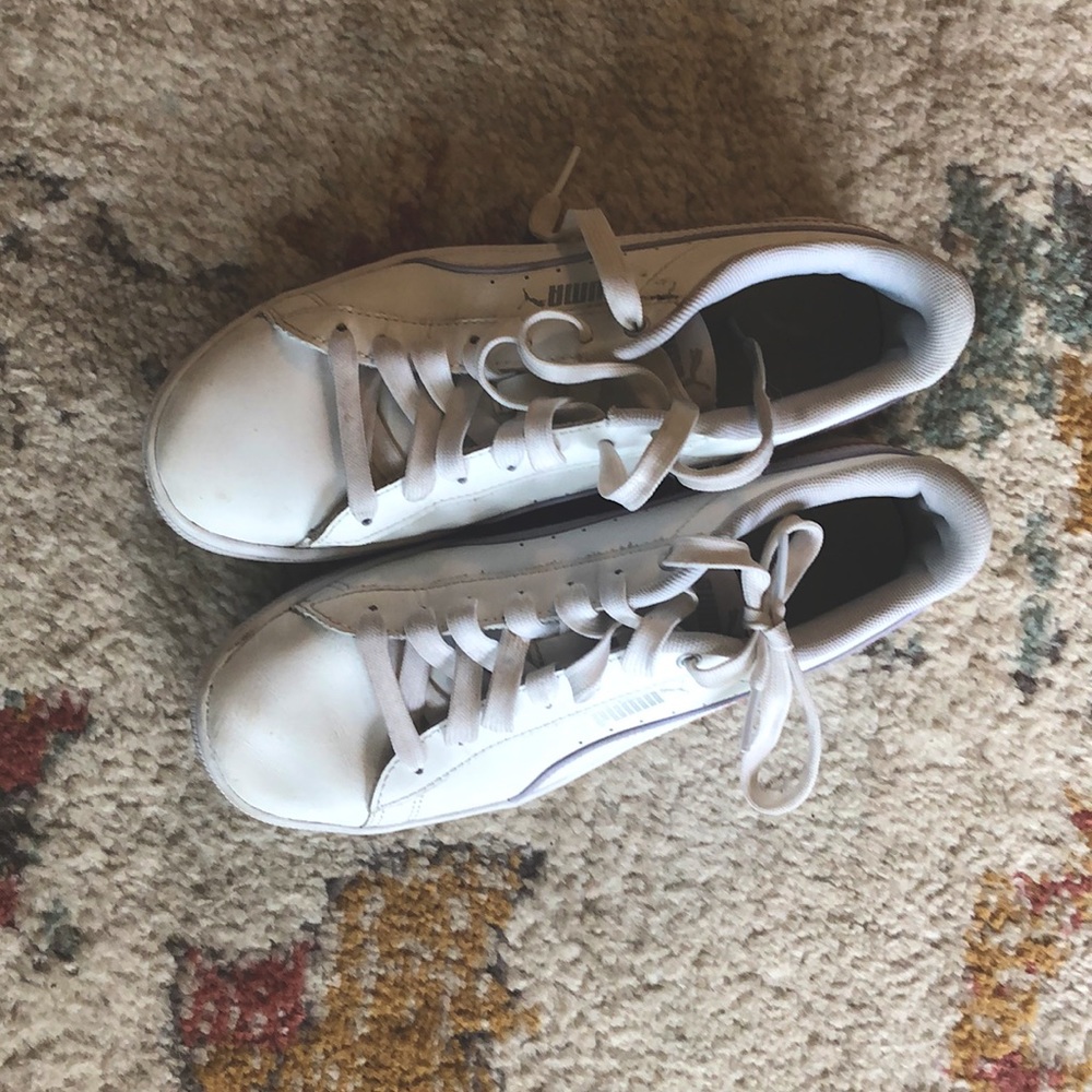 SIZE 5 PUMA white colorful shoes